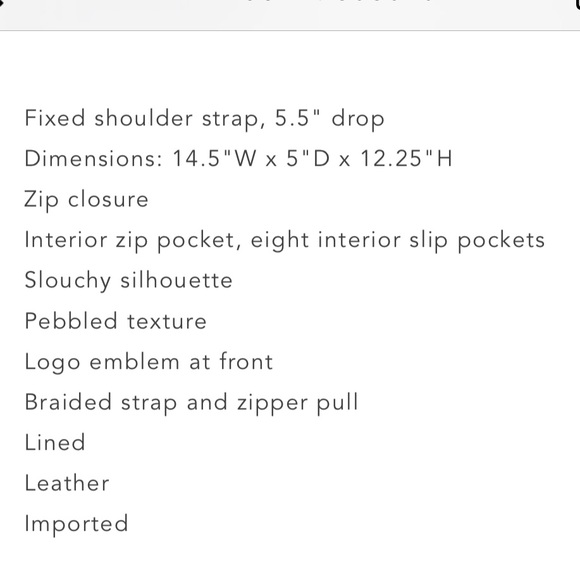 Michael Kors Large Leather Shoulder Bag - Picture 4 of 4